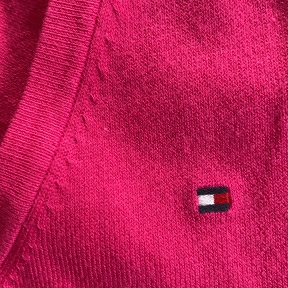 TOMMY HILFIGER V NECK LONG SLEEVE SWEATER/CARDIGAN - Picture 11 of 11